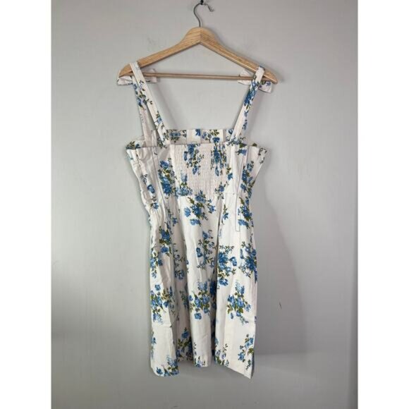 NEW Anthropologie Floral Shoulder Side Zipper Mini Dress Multi Color Size: Small - Picture 5 of 7